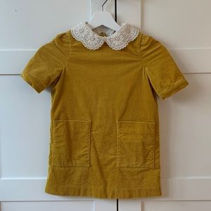 Mustard yellow bonpoint dress 6T